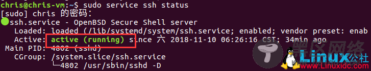 Ubuntu开启SSH服务图文详解