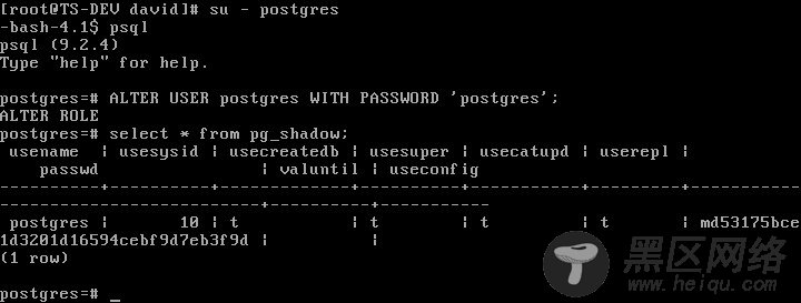 CentOS 6.3下PostgreSQL 的安装与配置