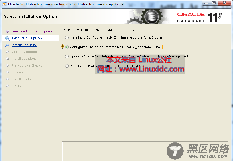 单结点服务器安装Oracle Grid Infrastructure和Oracle Database