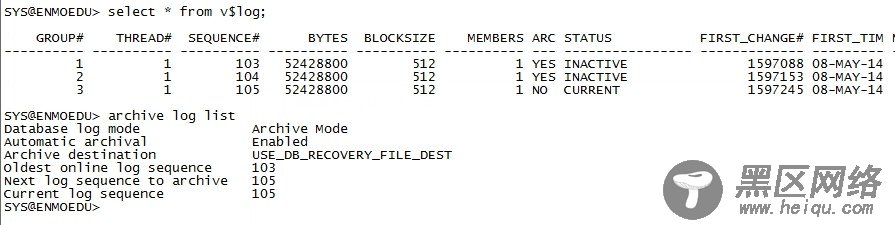 Oracle重做日志组状态及切换解析