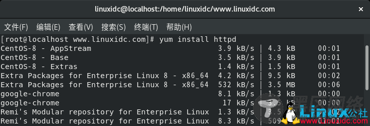 5分钟学会在CentOS 8上安装Apache