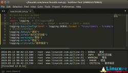 Python中使用 logging 和 traceback 模块记录日志和跟踪