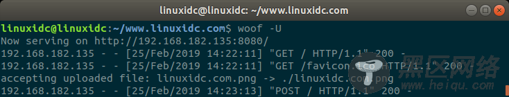 woof  - 在Linux中通过本地网络轻松分享交换文件