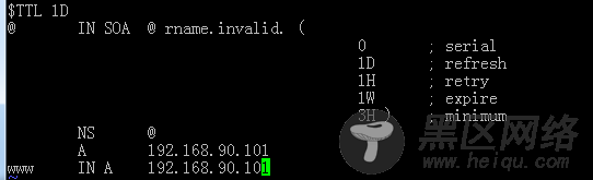 CentOS 7.4 搭建分离解析的DNS服务器