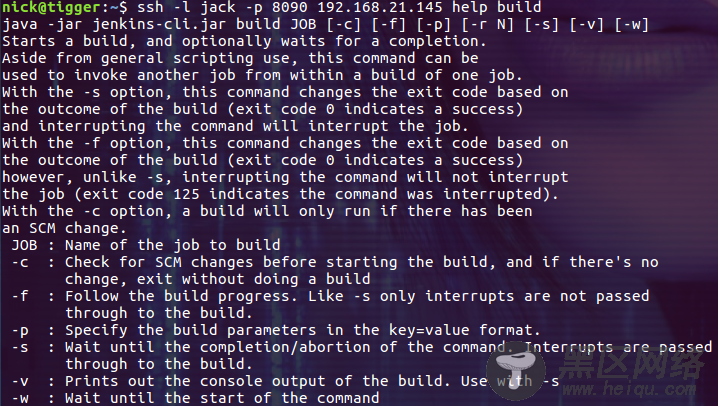 Jenkins CLI 命令详解