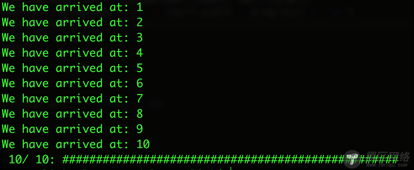 Python实现控制台中的进度条
