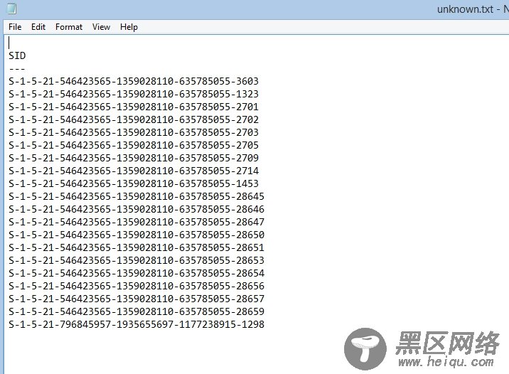 PowerShell查找Unknown Group