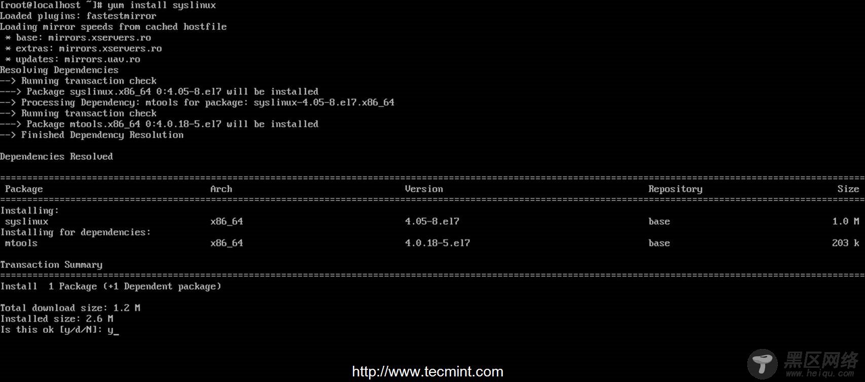 Install Syslinux Bootloaders