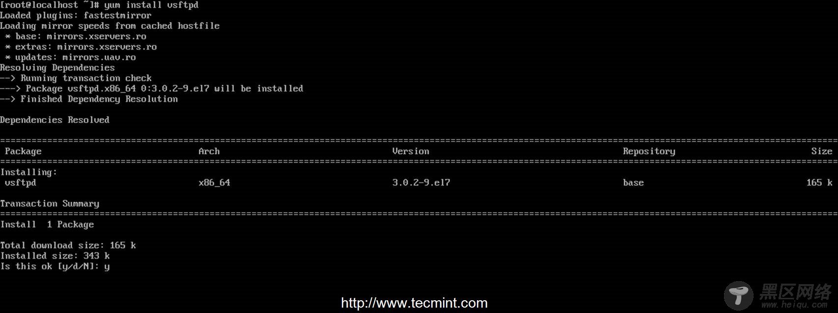 Install Vsftpd Server