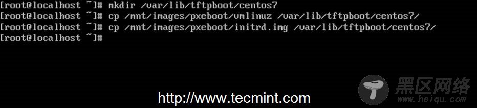 Copy CentOS Bootable Files