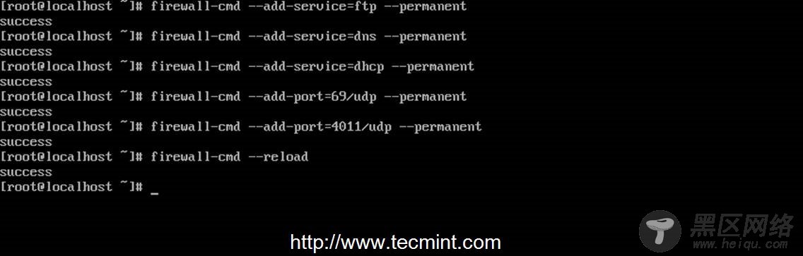 Open Ports in Firewall