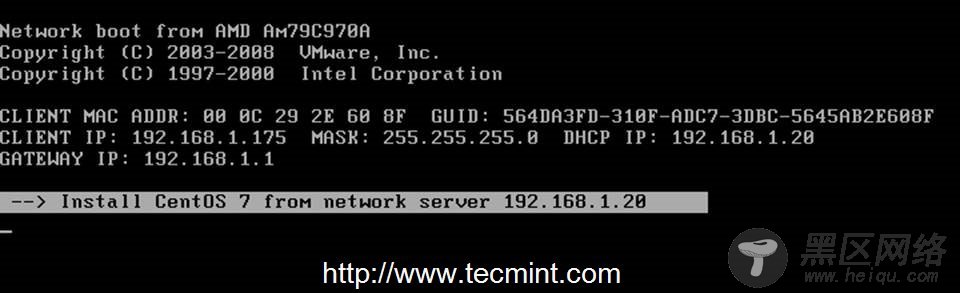 PXE Network OS Boot