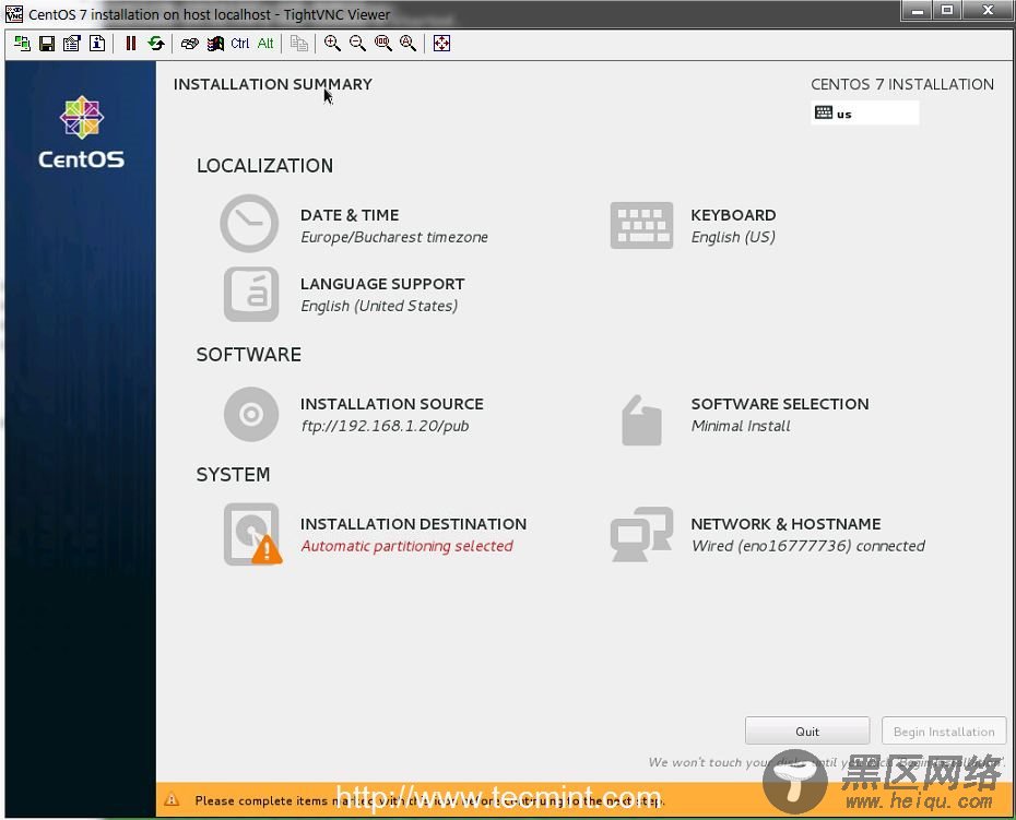 Remote Installation of CentOS