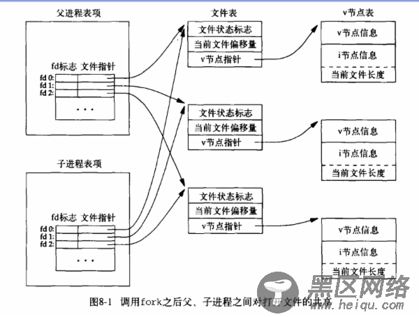《UNIX环境高级编程》文件共享及fork函数