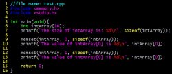 [C/C++基础] C语言常用函数memset的使用方法