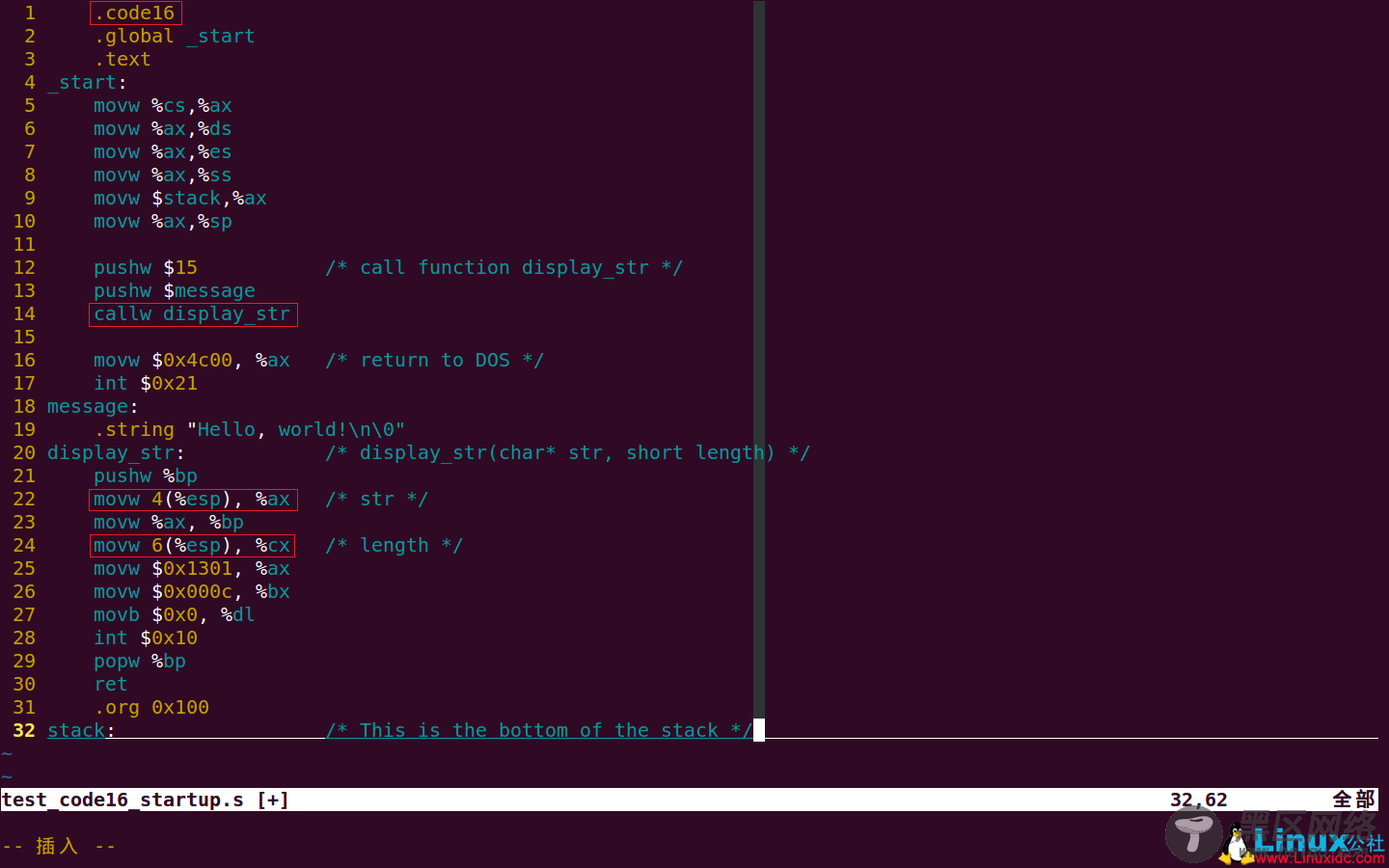 Linux入门学习教程：使用GCC和GNU Binutils编写能在