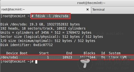 Verify LVM Partition