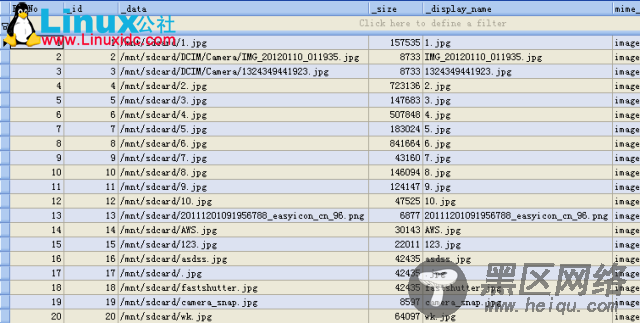 Android media库中external的读取