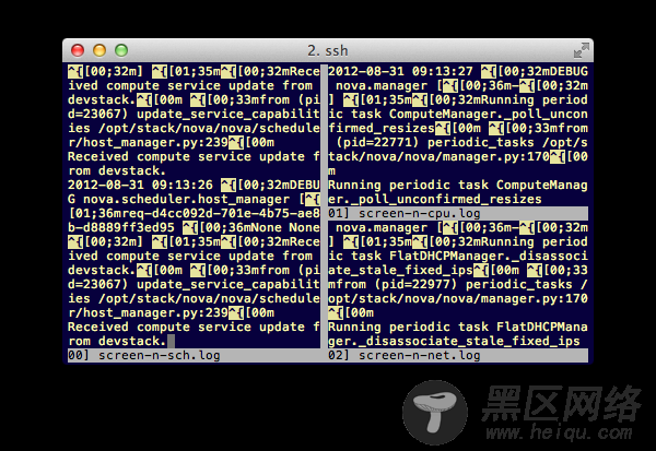 用 MultiTail 查看多个 OpenStack 日志