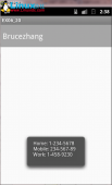 取得多组电话号码/Activity.startManagingCursor方法的使