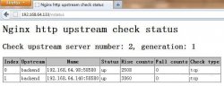 Nginx后端健康监测