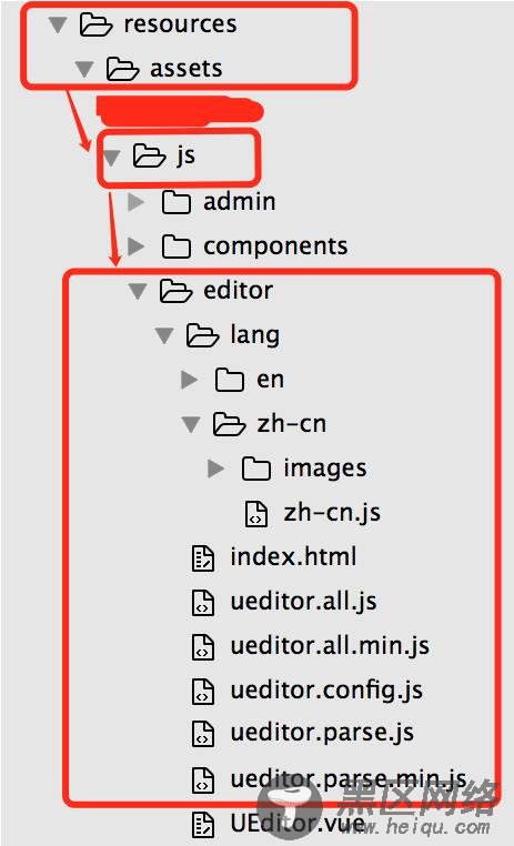 laravel+vue组合的项目中引入ueditor方式(打包成组件