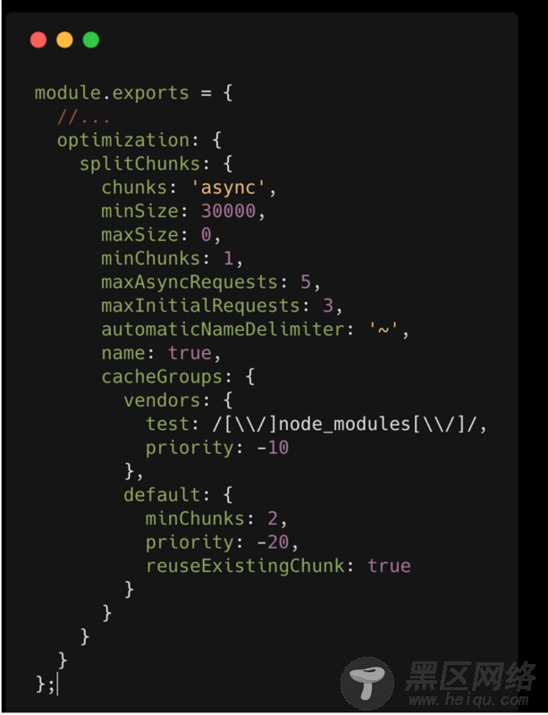webpack4 optimization使用总结