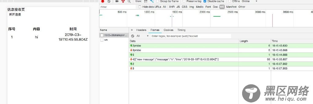 node.js基于socket.io快速实现一个实时通讯应用