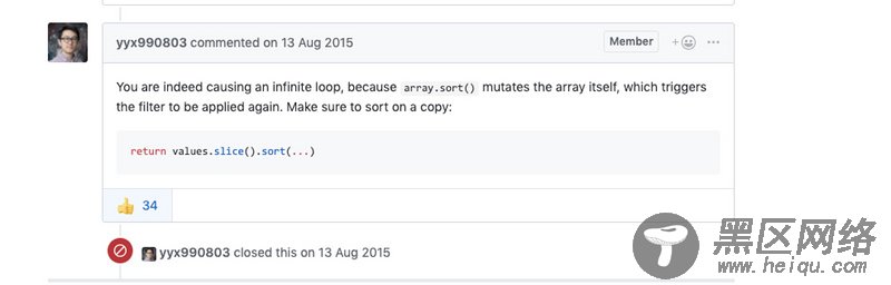 Vue infinite update loop的问题解决