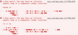 Vue infinite update loop的问题解决