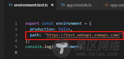 angular6根据environments配置文件更改开发所需要的环