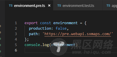 angular6根据environments配置文件更改开发所需要的环