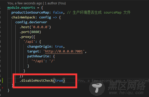 详解@Vue/Cli 3 Invalid Host header 错误解决办法