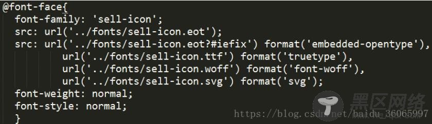 Vue2.x 引入字体图标