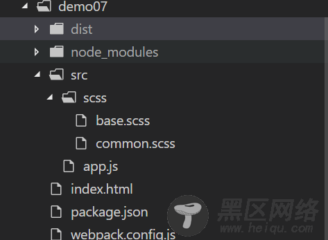 webpack4 SCSS提取和懒加载的示例