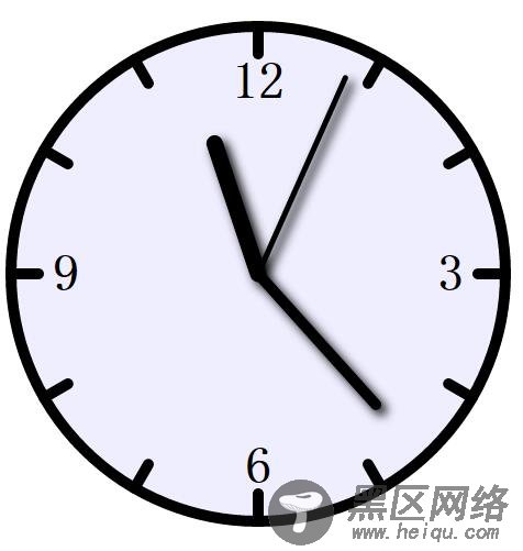 js+SVG实现动态时钟效果