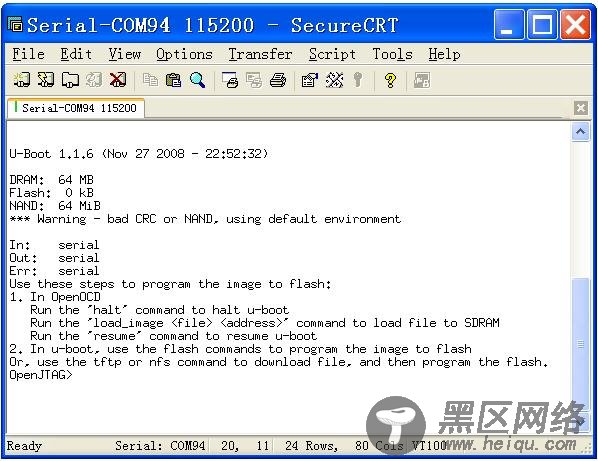 使用JLink间接烧写S3C2410、S3C2440开发板Nor、Nand F