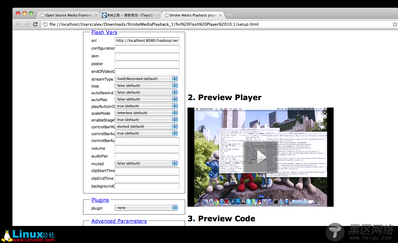 Hadoop应用笔记－读取视频流给Flash播放器