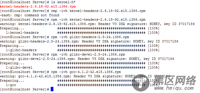 RedHat Linux 5 安装 Apache 时遇到 GCC 未安装