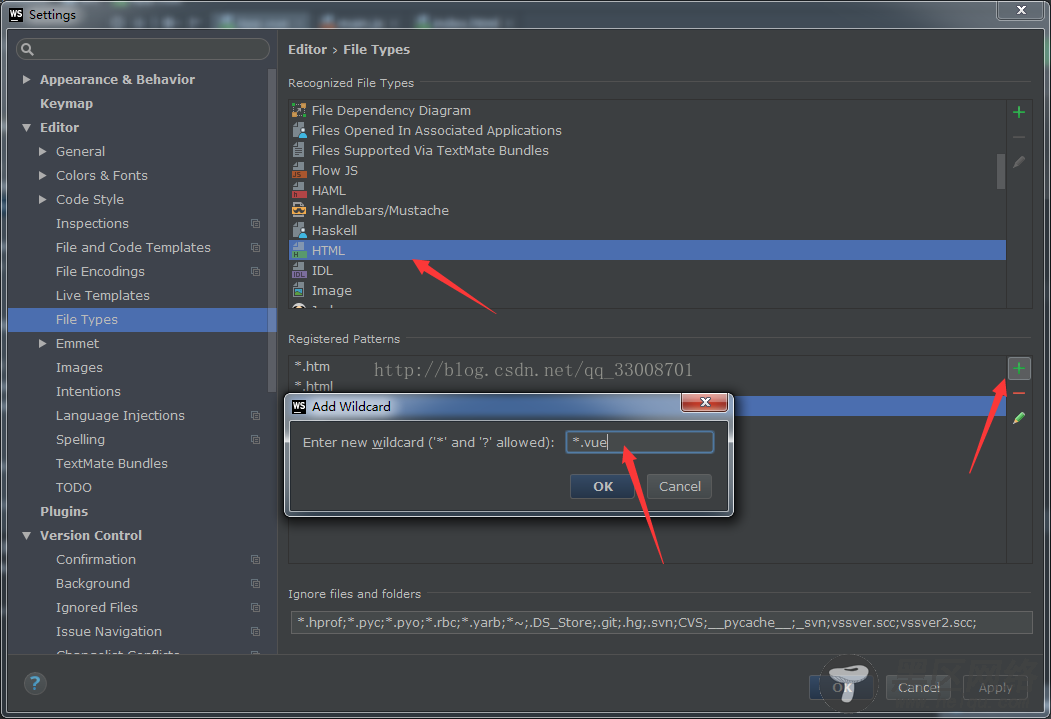 详解Webstorm 新建.vue文件支持高亮vue语法和es6语法