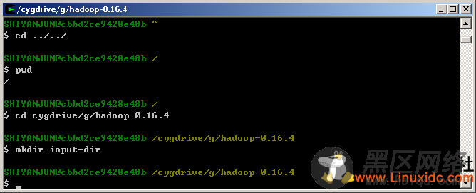 Linux,Cygwin,Hadoop