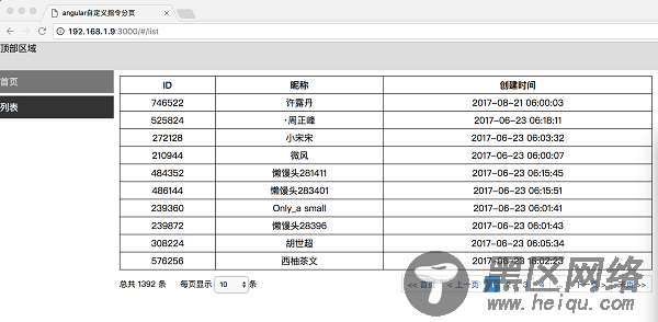 Angularjs自定义指令实现分页插件(DEMO)