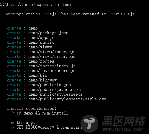 node+express+ejs使用模版引擎做的一个示例demo