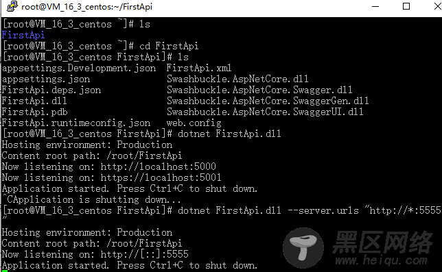 .Net Core WebApi部署在Linux服务器上的方法