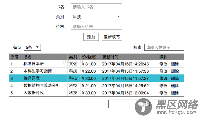 Vue.js仿Metronic高级表格（一）静态设计