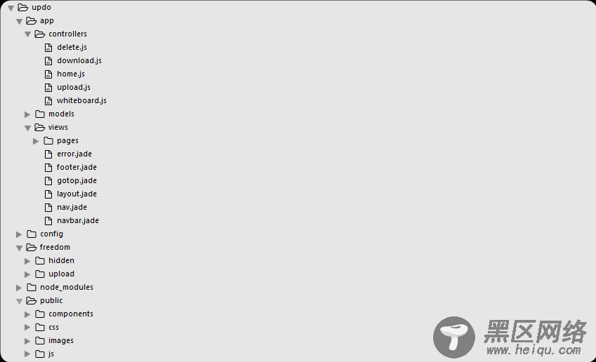 nodejs+express实现文件上传下载管理网站