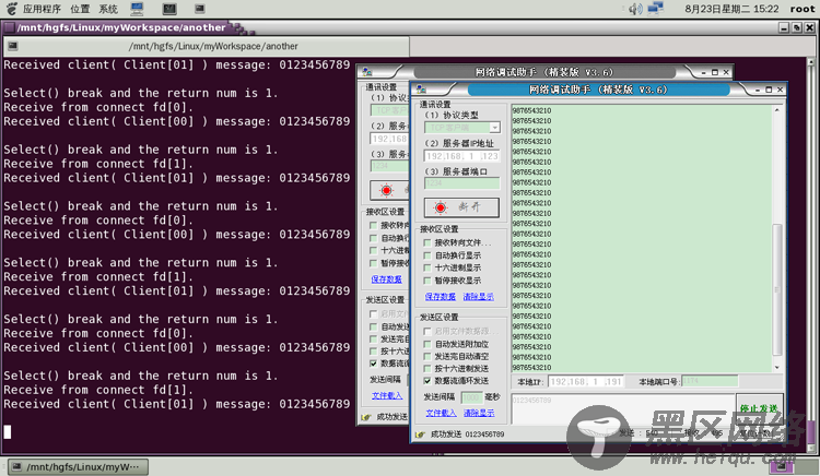 Linux网络编程：TCP服务器（单进程多用户），使用