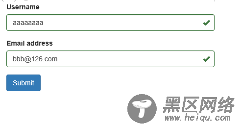 bootstrap 表单验证使用方法
