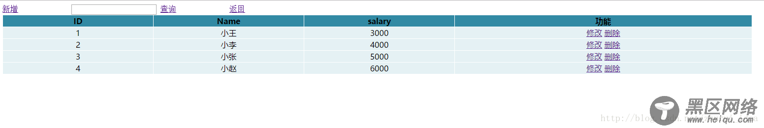 jQuery对table表格进行增删改查