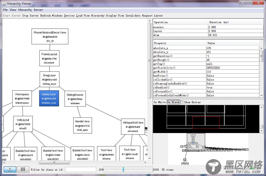 Android工具之被忽略的UI检视利器：Hierarchy Viewer/图